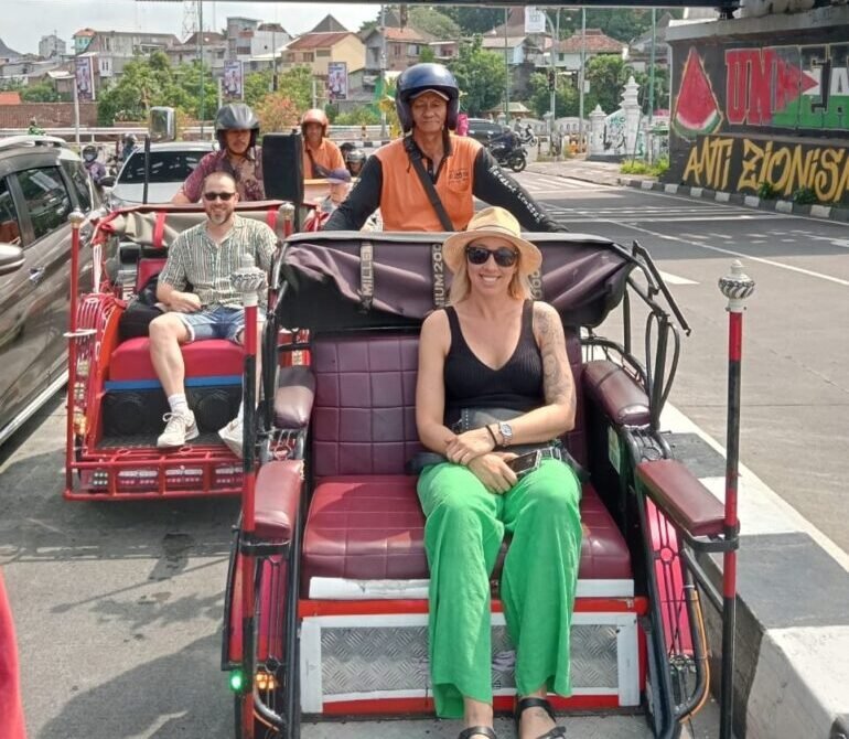 Autica's way of travel for a Cultural program in Yogyakarta